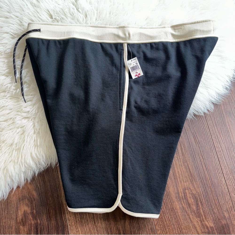 EDGAR + ASH~ NWT Men’s Size 2XL Black & Tan Cotton Blend Comfy Athletic Shorts